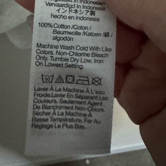 Madewell Cotton White T-Shirt - Picture 3 of 3